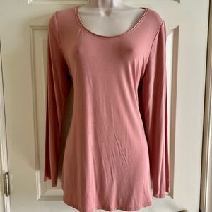 White House Black Market Rose Tunic -Medium